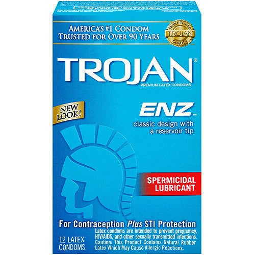 Trojan Enz Premium Lubricated Condoms, 12 Count Mountainside Medical Trojan Enz Premium Lubricated Condoms, 12 Count Mountainside Medical