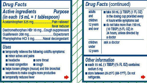 Buy Johnson and Johnson Consumer Inc Tylenol Warming Liquid Daytime Cough & Severe Congestion Honey Lemon Flavor 8 oz  online at Mountainside Medical Equipment