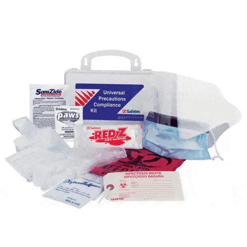 Spill Cleanup Kit, | Universal Precaution Compliance Kit, Safetec
