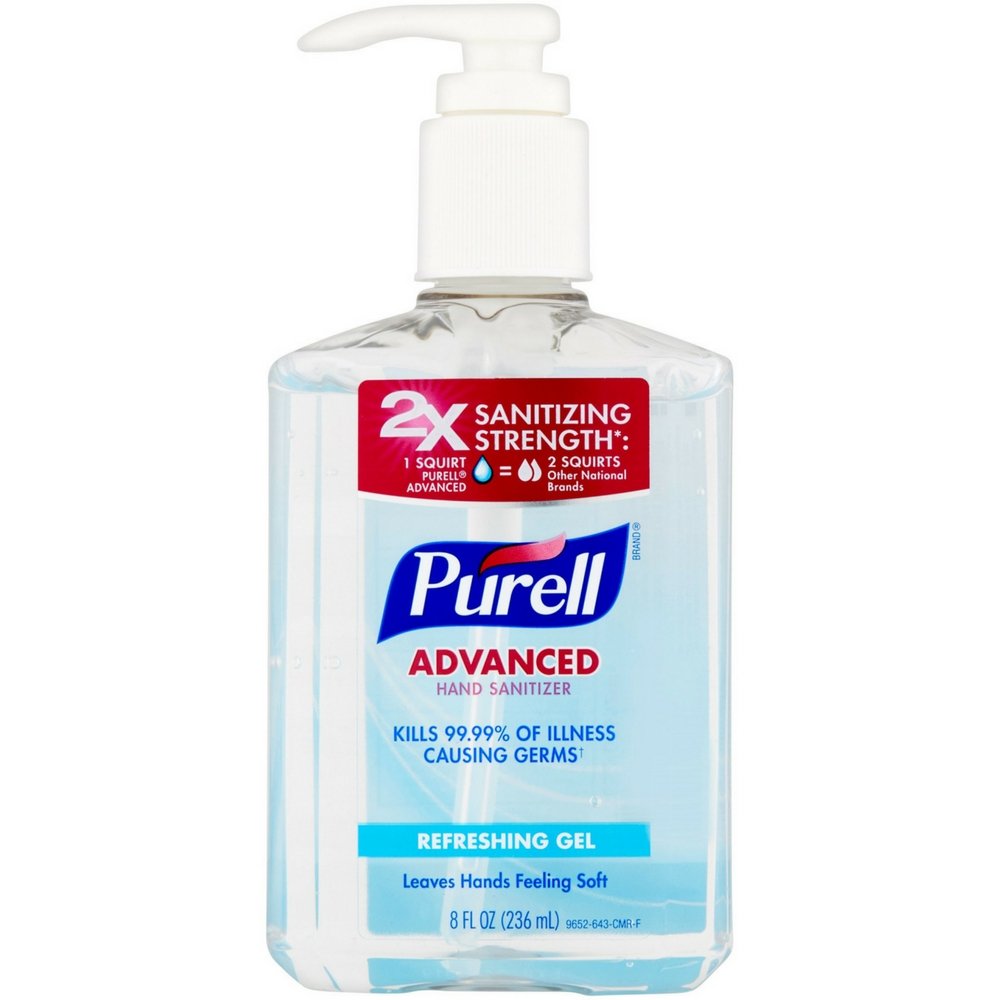 Purell Advanced Hand Sanitizer 8oz Pump — Mountainside Medical Equipment