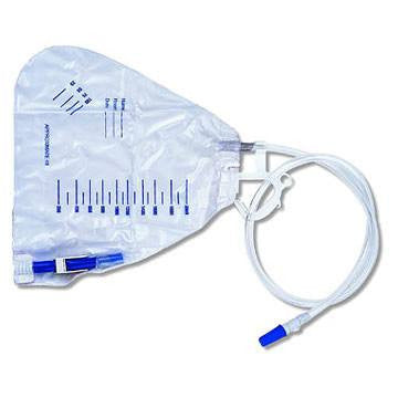 Urinary Drainage Bag | Urinary Drainage Bag with Anti-Reflux Flutter Valve, 2000ml
