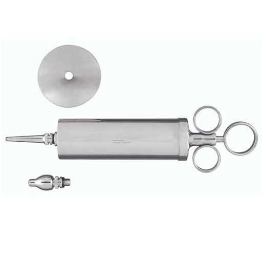 Metal Ear Syringe for Ear Wax Debris removal, promotes ear health and hygiene with precision care.