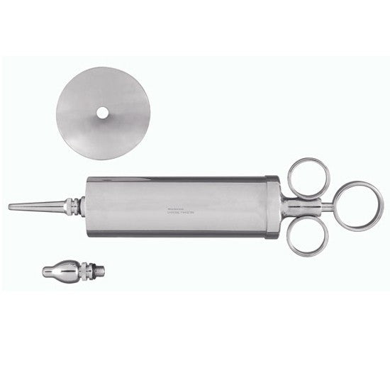 Metal Ear Syringe for Ear Wax Debris removal, promotes ear health and hygiene with precision care.