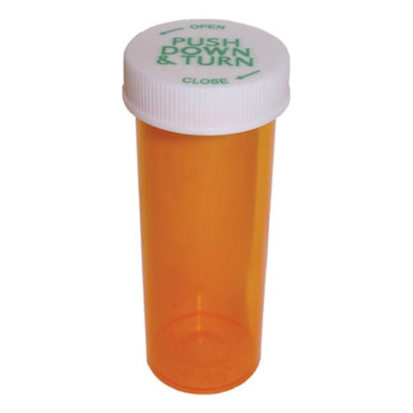 Buy Clarke Container Division Vial Medicine 40 Dram Amber 1-4/5" Reusable Non-Sterile  online at Mountainside Medical Equipment