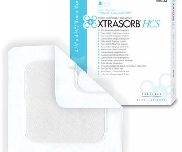 Xtrasorb Hydrogel Colloidal Sheet Dressing, Non-Adhesive, 4.5 x 4.5, 1 — Mountainside Medical