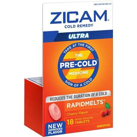 Church & Dwight Zicam Ultra Cold Remedy RapidMelts Cherry Flavor,18ct | Buy at Mountainside Medical Equipment 1-888-687-4334